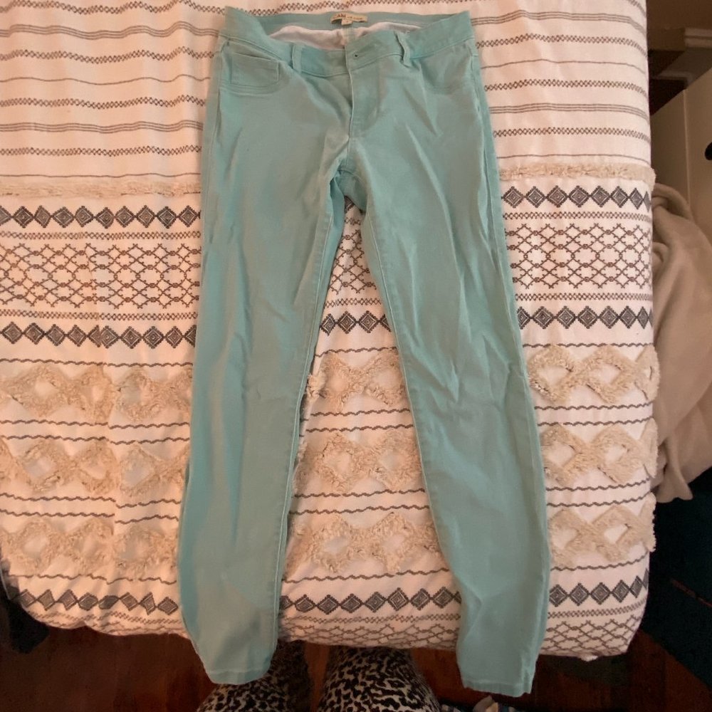 Mint Skinny Jeans